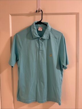 Brooks Brothers Men’s Polo Shirt in Light Aqua